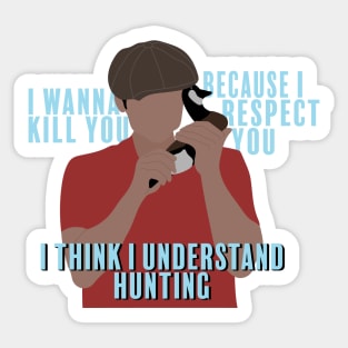 I Think I Understand Hunting Nick Miller New Girl Quote Sticker